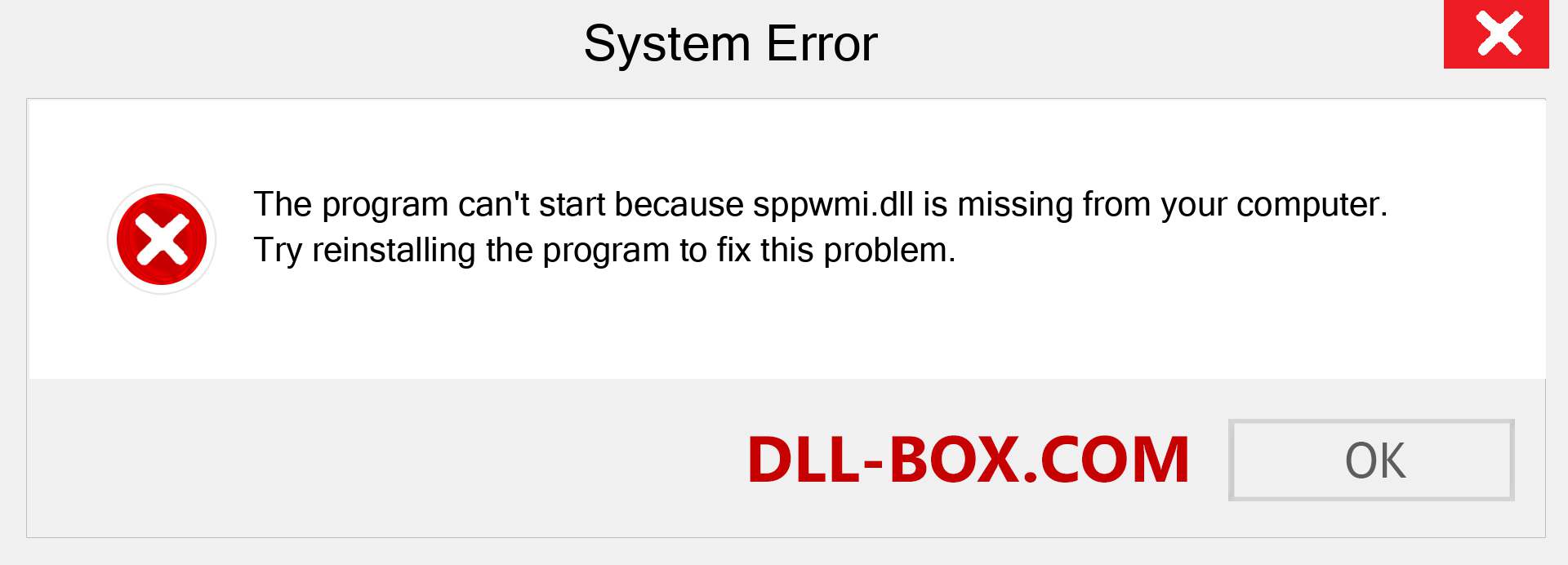  sppwmi.dll file is missing?. Download for Windows 7, 8, 10 - Fix  sppwmi dll Missing Error on Windows, photos, images